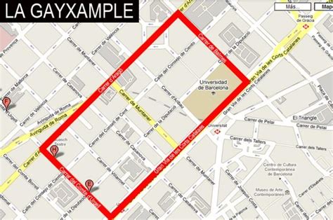 gay bar barcelona map|gay neighborhood in barcelona.